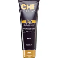 CHI Brilliance Strengthening Treatment vahvistava naamio heikentyneille, vaurioituneille ja haaroittuville hiuksille sisältää oliiviöljyä 237 ml