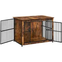 Usorteret Feandrea Koiran häkkikalusteet , sivupöytä, koirankoppi, moderni koirankoppi jopa 32 kg painaville koirille, tukeva, suljettu lattia, kennel, kennel