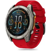 Tech-Protect SILIKONISUOJA GARMIN FENIX 5X / 5X PLUS / 6X / 6X PRO / 7X / 8 (51 MM) PUNAINEN
