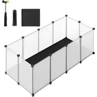 Songmics Häkki pienille eläimille, 125 x 63 x 42 cm, valkoinen