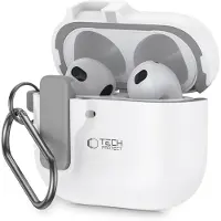 TechProtection SLIM HOOK APPLE AIRPODS 4 WHITE