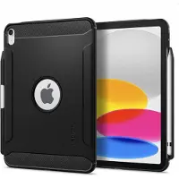 Spigen Rugged Armor iPad (2022) Suojakotelo - Matta Musta