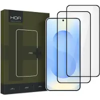 TechProtection Samsung Galaxy S25 Premium Pro+ Panssarilasi - 9H - 2 Kpl. - Musta Reuna