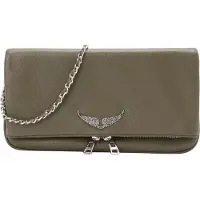 Zadig & Voltaire Rock Grained Leather - Khaki green - ONE SIZE