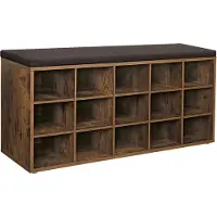 Vasagle Penkkituoli, LHS15WT, 30x105 cm, Ruskea