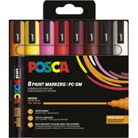 Posca Marker UNI PC-5M 8er Set warm col (182549)