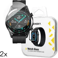 Wozinsky Full Glue Tempered Glass for Huawei Watch GT 2 / GT 2 Pro 42mm (2 pcs)