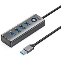ORICO Keskitin PDD4U-U3 4x USB-A 3.0 - harmaa