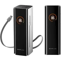 EcoFlow RAPID Pro 27650mAh, 300W -varavirtalähde, Musta