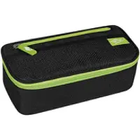 Wedo Neon Stretch, Pehmeä lyijykynäkotelo, Polyesteri, Vihreä, Harmaa, Yksivärinen, Vetoketju, Lapsi (24243011)