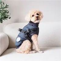 Nordic Paws - Dogcoat Thor with harness 40cm - Anthracite - M
