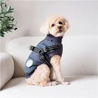 Nordic Paws - Dogcoat Thor with harness 45cm - Anthracite - L