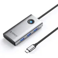 ORICO PW11-6P USB-C Hub Docking Station 3x USB-A 3.0 + 1x USB-C 2.0 + 1x HDMI - Gray