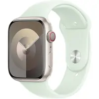 Apple Watch 45 mm vaaleanminttu urheiluranneke, M/L (MWN03)