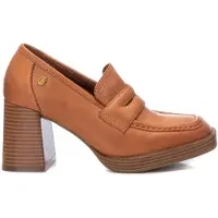 Carmela for woman. 16121801-CAMEL Leather shoes 161218 brown (39), 8 to 10 cm, None, Casual