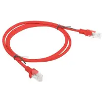 Lanberg patch cable - 1 m - red RAL 3017 - Punainen