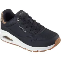 SKECHERS for woman. 177093 Trainers Uno Jungle Nite black (38), Flat, Laces, Casual