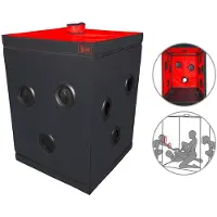 Hobby Hall Sekso leikkilaatikko Secret Dome Scandale, musta/punainen