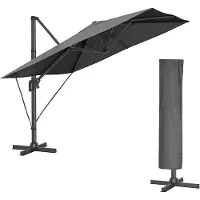 Songmics Aurinkovarjo, , 300x300 cm, Beige, Savunharmaa.