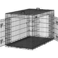 Songmics Koiranhäkki 136x79x87cm, musta