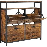 Songmics Kenkäkaappi, jossa 4 ovea LBS803B01