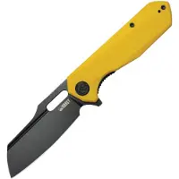 Kubey Atlas Linerlock Blk Yellow