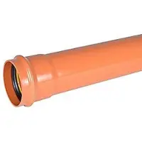 Wavin 200 x 1000 mm PVC-viemäriputki muhvilla, luokka S SN8, EN1401