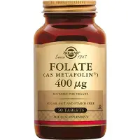 Solgar Folaatti Metafolin 400 mcg, 50 tablettia