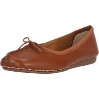 Clarks Ballerina 'Freckle Ice' ruskea