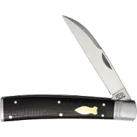 Rough Ryder Reserve Reserve Whiskey Ryder Swayback Doc RRR045, D2, Brown Burlap Micarta, slipjoint pocket knife