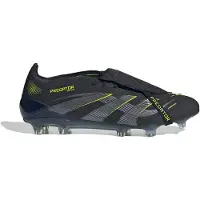 Adidas Predator Elite Fold-over Tongue Fg Electric Stealth - Musta/harmaa/lucid Sitruuna - Nurmi (Fg), koko 36