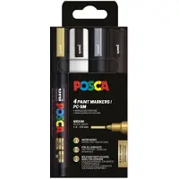 Posca Uni Marker 4 kpl PC-5M-maalikynäsetti