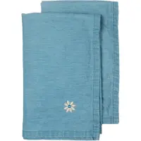 Sagaform Eden Denim lautasliina 2-pakkaus, sininen