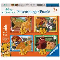 Ravensburger 4-in-1 Leijonakuningas-palapeli