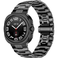 INF Iron Man kellohihna Samsung Galaxy Watch Ultra 47MM:lle Musta