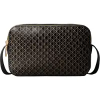 Calvin Klein Emblem Aop Elongated Camera Bag - Black - ONE SIZE