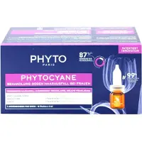 Phyto Paris Phytocyane naisten progressiivisen hiustenlähdön hiuskuuri Hiushoito 12 x 3.5 ml
