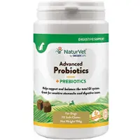 NaturVet 70kpl Advanced Probiotics + koirien täydennysravinto