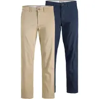 Jack & Jones Chinohousut 'JPSTKane Dave' hiekka / laivastonsininen