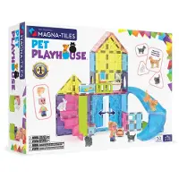 Magna-Tiles Pet Playhouse 50-osainen magneettinen rakennussarja Alkuperinen magneettinen rakennusmerkki