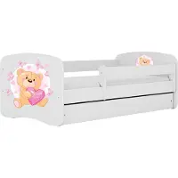 Kocot Kids Junior sänky laatikoilla ja patjalla Nalle Junior sänky 997749