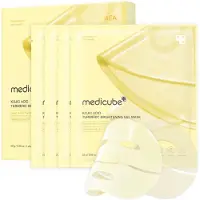 Medicube Kojic Acid Turmeric Brightening Face Mask - 4 kappaletta