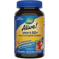 Nature'S Way - Alive! Miesten 50+ Monivitamiinikarkit (60 karkkia)