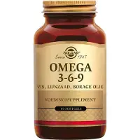 Solgar , Omega 3-6-9, 1,300 mg, 60 Pehmeäkapselia