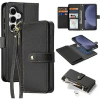 DUX Samsung S25+ Lawa Series Lompakkokotelo - Musta