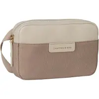 Kapten & Son Olkalaukku 'Bergen Crossbody' mudanvärinen / vaaleanharmaa