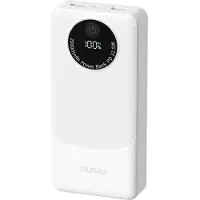 Dudao Powerbank K12Pro 22.5W PD 20000mAh USB-A, USB-C - baltos spalvos