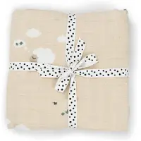 Done by Deer Swaddle Tiny Farm Sand - Beige - 120X 120CM
