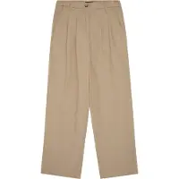LMTD Nlflyndt Lw Pleat Loose Pant Noos - Beige - 152