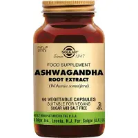 Solgar Ashwagandha Root Extract Vegetable Capsules 60 kpl